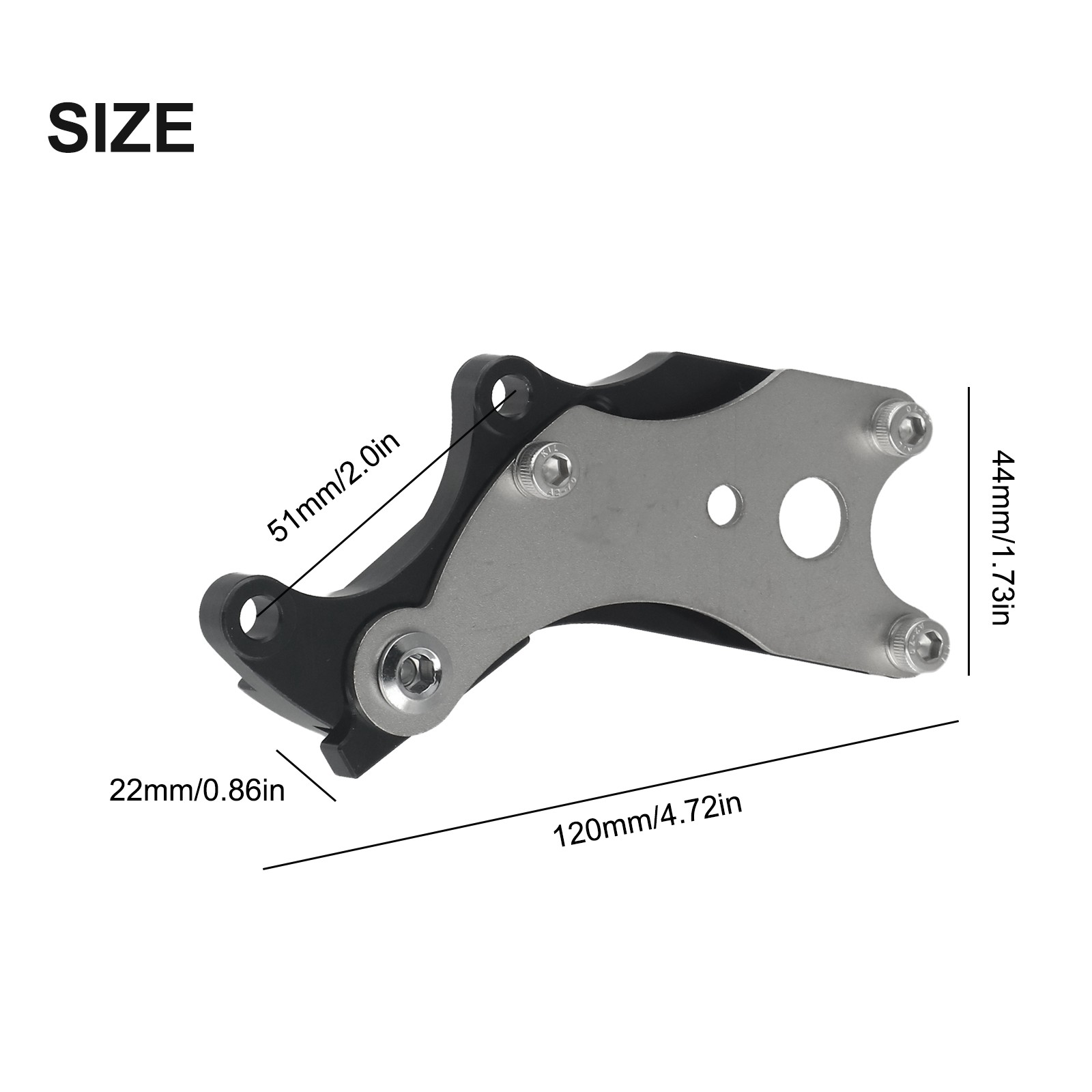 Mountain-Bike Bicycle MTB Frame Disc Brake Conversion Kit Adapter Bracket Holder